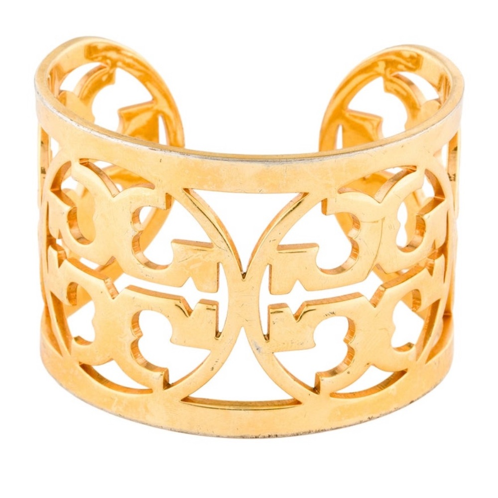 *** Reserved ***
Tory Burch Gold Miller T Logo Cuff Bracelet NWT - Picture 2 of 6